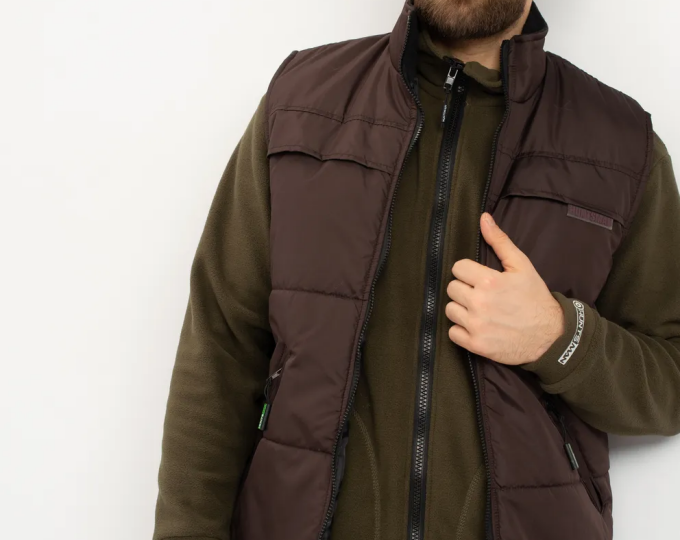 Жилет «Беркут» (ткань Дюспо, цвет Коричневый) р.60-62 рост 188 - изображение 1