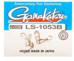 Крючок Gamakatsu Hook LS-1053B Ring Eye Serie Bronze №10