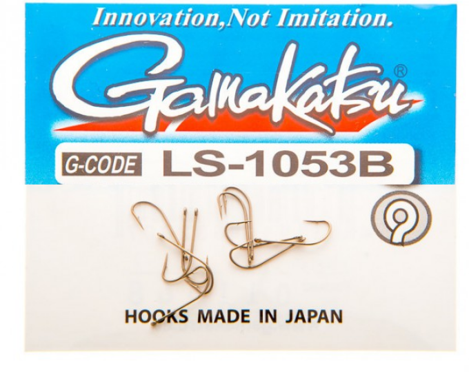Крючок Gamakatsu Hook LS-1053B Ring Eye Serie Bronze №10 - изображение 1 