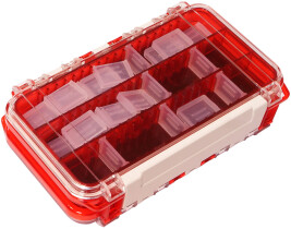 Коробка Kosadaka TB-S52R для приманок, герметичная, двухсторонняя (175х105х43мм) Red