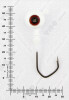 Джиг крашеный ШАР 18гр. (крючок VD-079 №3/0) (3шт.) цвет 05 (белый) - изображение 3