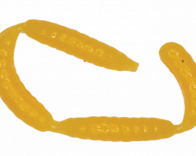 Силиконовая приманка LureMax «Maggot» 0,5″ (1см) цвет Natural Cream (банка) - изображение 1