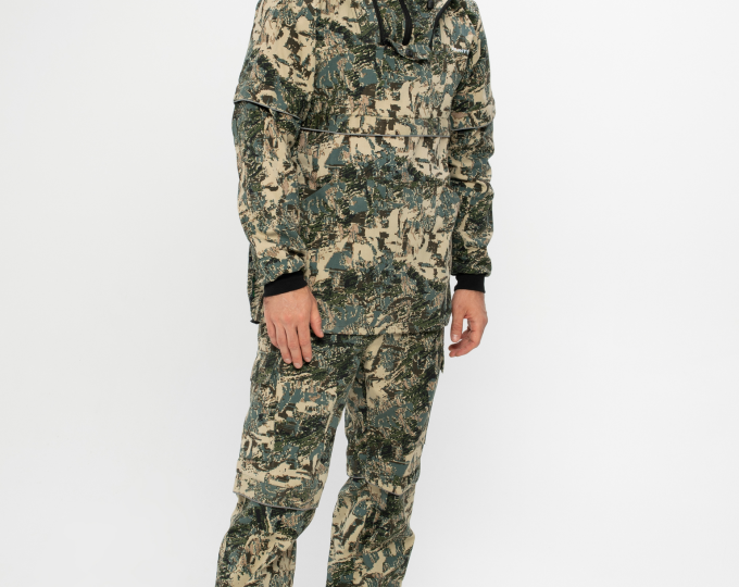 Костюм Hunt’sMan «Антигнус-Люкс» с ловушками и пыльниками (цвет Лабиринт) р.44-46 (170-176) - изображение 1