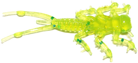 Силиконовая приманка Kosadaka BUGSY 35 (длина 35мм, вес 0,44гр.) (20шт.) цвет GR