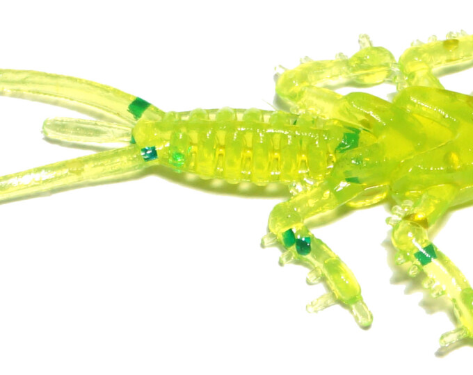 Силиконовая приманка Kosadaka BUGSY 35 (длина 35мм, вес 0,44гр.) (20шт.) цвет GR - изображение 1 