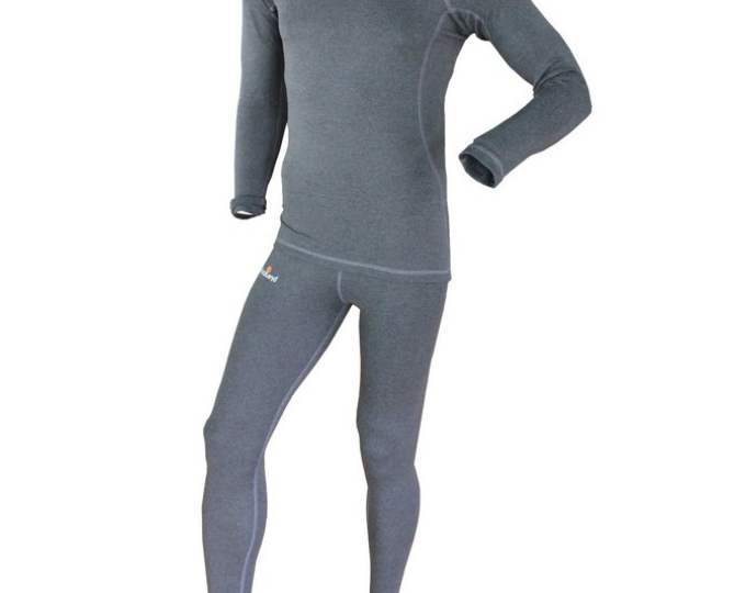 Комплект термобелья Woodline «Soft Thermo» (графит) р.S (ионы серебра) - изображение 1 