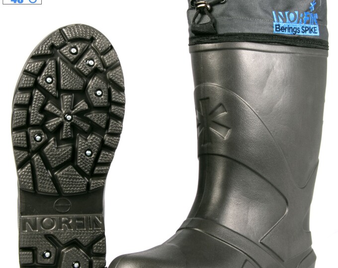 Сапоги зимние Norfin BERINGS SPIKE (с манжетами и шипами, цвет антрацит, -45C, EVA) р.40-41 - изображение 1 