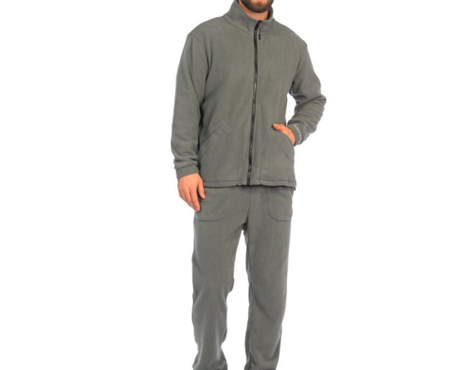Костюм демисезонный «Байкал» (ткань Флис, цвет Серый) р.44-46 (рост 170-176) - изображение 1 