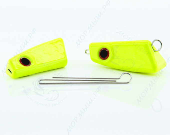 Груз крашеный ПРОХОДИМЕЦ (Чебурашка разборная) 26гр. цвет 02 (желтый) - изображение 1 