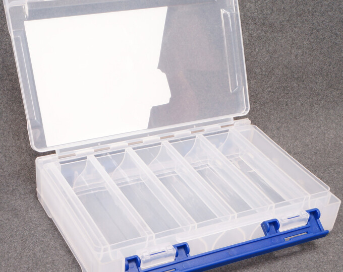 Коробка Kosadaka Reversible F105 для приманок (2-х сторонняя, поперечные Y-секции, 200х130х45мм) - изображение 3