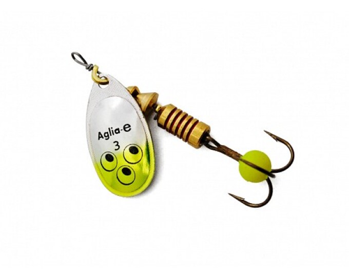Блесна Mepps AGLIA-E 3 Silver/Chartreuse - изображение 1 