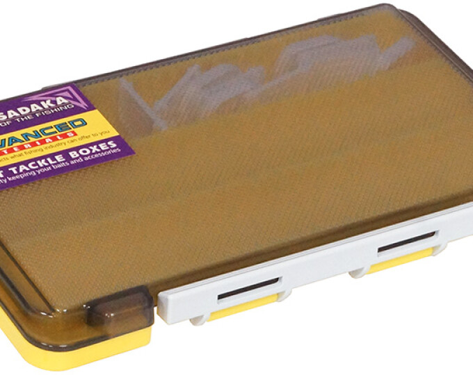 Коробка Kosadaka TB-S63A продольные секции + доп. вставки (175х105х20мм) Yellow - изображение 1 