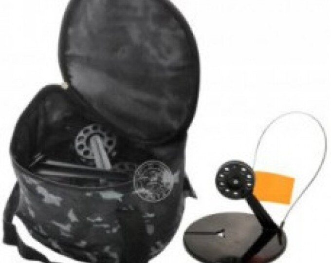 Комплект жерлиц ТРИ КИТА черная катушка 90мм, в сумке (10шт.) - изображение 1 