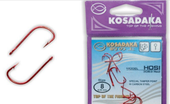 Крючок Kosadaka (3063) HOSI R №12 (T-0,46мм, L-11мм) (9шт.)