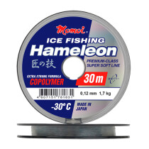 Леска Momoi Hameleon Ice Fishing 0,14мм (2,3кг) 30м (серебрянный)