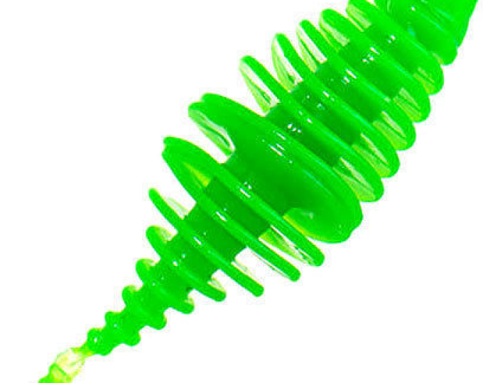 Приманка форелевая DUNAEV DT-POLLYWOG 50мм-6шт, цвет 401 зелёный - изображение 1 