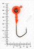 Джиг крашеный ШАР 12гр. (крючок VD-079 №2/0) (3шт.) цвет 01 (красный) - изображение 3