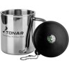 Термокружка TONAR 350мл (пластиковая крышка + карабин) - изображение 1 