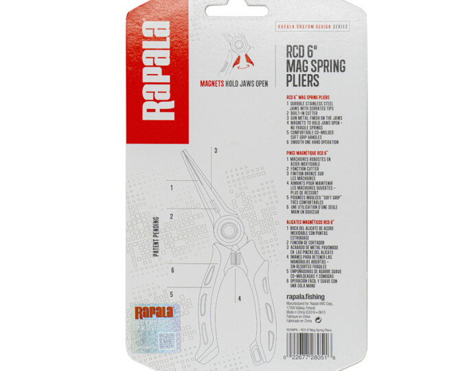 Плоскогубцы RAPALA RCD Mag Spring (16см) - изображение 2