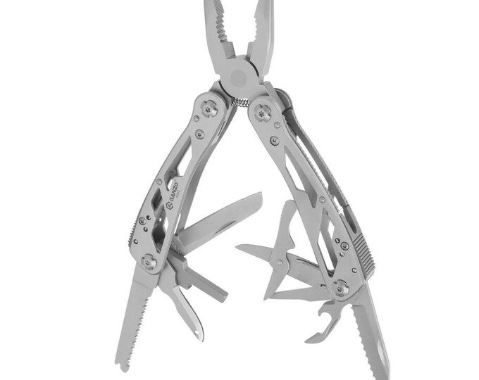Мультитул «Ganzo» 105х50х15мм, 22 предмета, цвет хром - изображение 1 