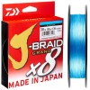Леска плетёная Daiwa J-Braid Grand X8 135м 0,18мм (Island Blue) - изображение 1 