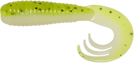 Твистер Kosadaka TRIPLE TAIL 90мм (8шт.) (с разрезным хвостом) цвет WG