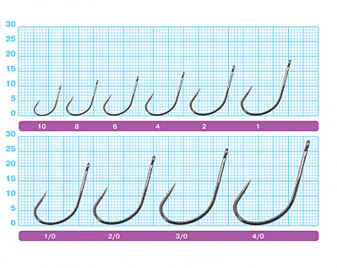 Крючок Owner (53853) «Yamajin» w/EYE №02 (9шт.) - изображение 2