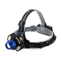 Фонарь налобный «СИБИРСКИЙ СЛЕДОПЫТ — Стильб» (1 LED + 4 COB, zoom, аккум. 220В)