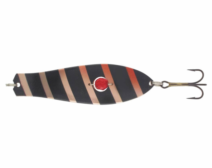 Блесна Kuusamo Professor 2 90/18 (бусинка) цвет R/BL-C - изображение 1 