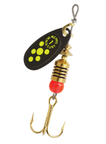 Блесна Mepps BLACK FURY 1 Black/Chartreuse