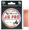 Леска плетеная Zander Master JIG PRO x4 Multicolor 0.10mm 150m - изображение 1 