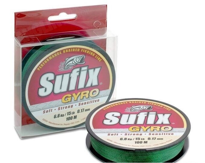 Леска плетеная Sufix Gyro Braid Green 135м 0,12мм (6,5кг) - изображение 1 