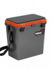 Ящик Helios (объем 19л, односекционный) цвет Серый/Оранжевый - изображение 1 