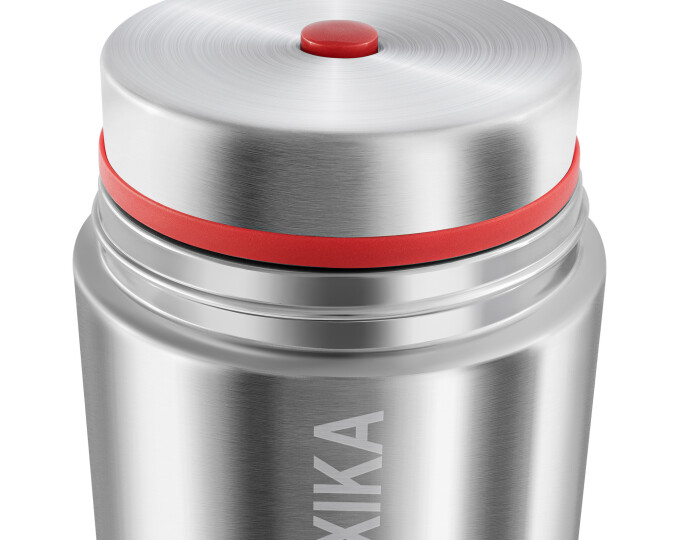Термос для еды Relaxika 301 в термочехле (1,0л) стальной - изображение 7