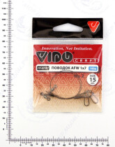 Поводок VD-AFW-1×7 (15см, ф0,30мм, 14кг) (2шт.)
