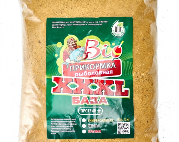 Прикормка Биотехнология «БАЗА» (3кг) Универсальная - изображение 1 