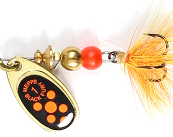 Блесна Mepps BLACK FURY 1 Gold/Orange - изображение 1 