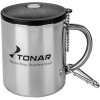 Термокружка TONAR 350мл (пластиковая крышка + карабин) - изображение 2