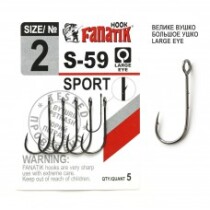 Крючок Fanatik Sport (S-59) №02 (5шт.)
