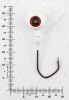 Джиг крашеный ШАР 22гр. (крючок VD-079 №3/0) (3шт.) цвет 05 (белый) - изображение 3