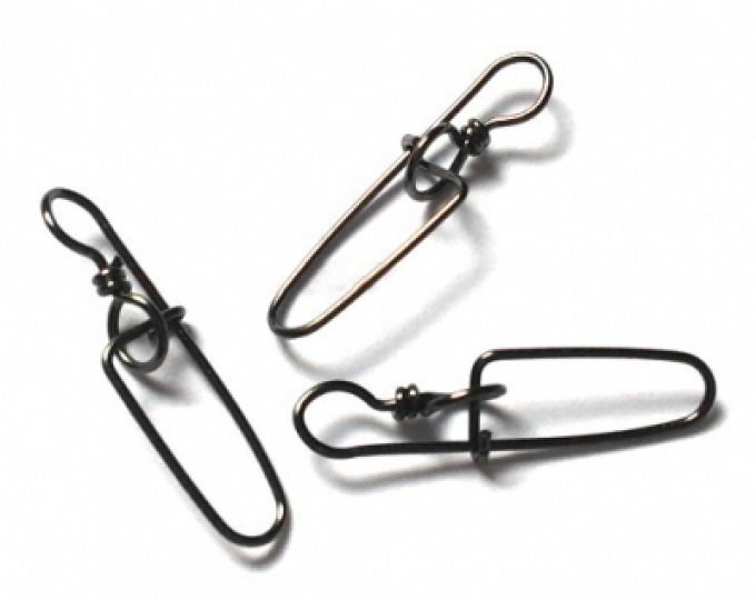 Застежка Kosadaka (1030) «double insurance special lock snap» №3 (40кг) (6шт.) - изображение 1 