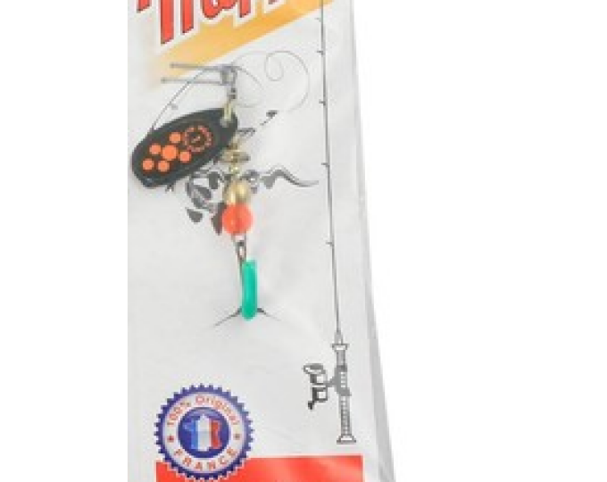 Блесна Mepps BLACK FURY 1 Black/Orange - изображение 1 