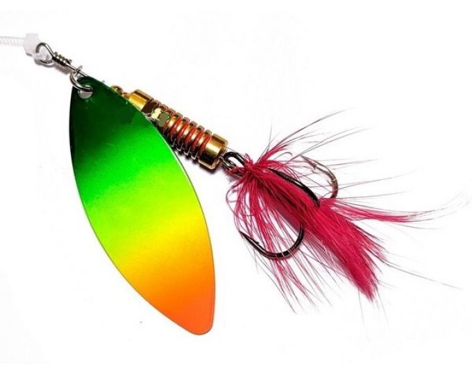 Блесна вращающаяся Lucky John SPIN X LONG 02 (вес 4гр.) цвет FT - изображение 1 