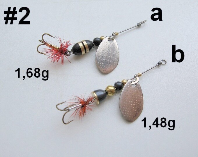 Блесна вращающаяся Vyunoffka #2a (1,50гр.) (золото/медь/серебро) - изображение 1 