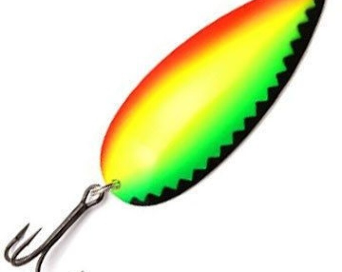 Блесна Kuusamo Hauki 80/22 цвет BL/GR/FYe/FR-S - изображение 1 