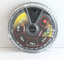 Набор грузил из мягкого свинца (60гр, 7 вида)