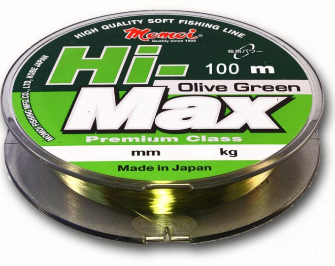 Леска Momoi Hi-Max Olive Green 0,14мм 100м (2,1кг) - изображение 1 