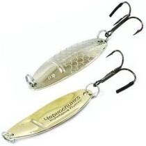 Блесна Колебалка Питер Черноспинка 12гр. (2-х цветная) Латунь/Никель