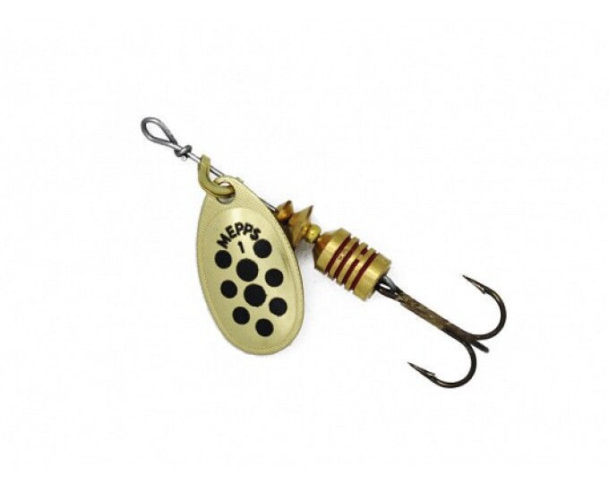 Блесна Mepps AGLIA PTS 1 Gold/Black - изображение 1 