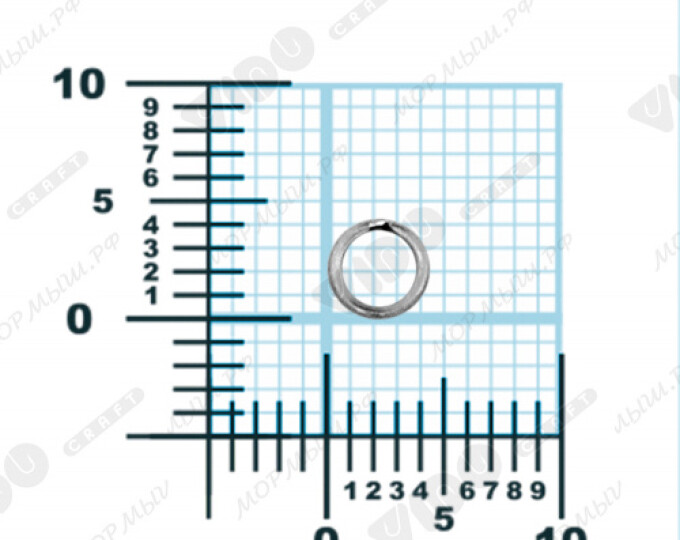 Кольцо заводное Flat Double Ring 4,5*0,5мм (10шт.) - изображение 4